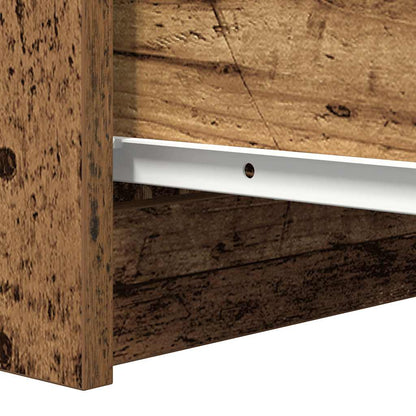 Dressoir met lades 37,5x35x99 cm bewerkt hout oud hout