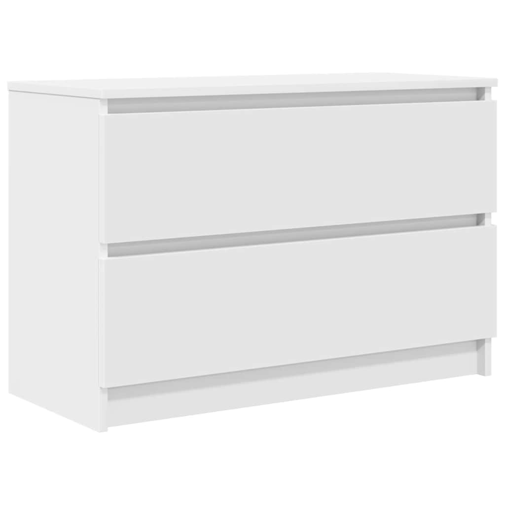 Tv-meubel 80x35x54 cm spaanplaat wit