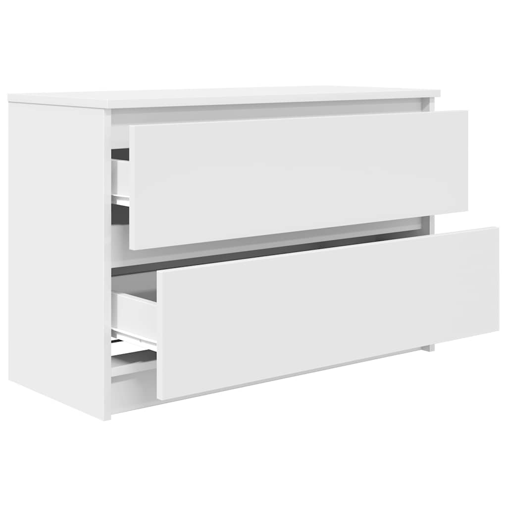 Tv-meubel 80x35x54 cm spaanplaat wit
