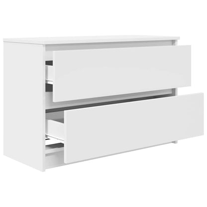 Tv-meubel 80x35x54 cm spaanplaat wit