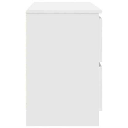 Tv-meubel 80x35x54 cm spaanplaat wit