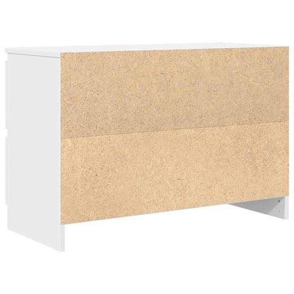 Tv-meubel 80x35x54 cm spaanplaat wit