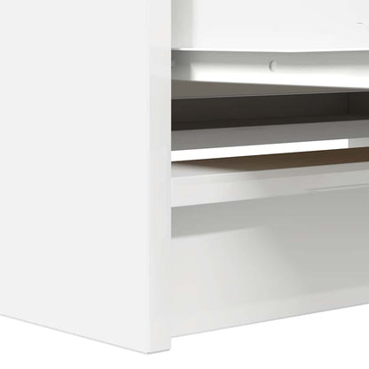 Tv-meubel 80x35x54 cm spaanplaat wit