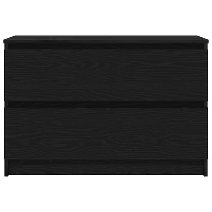 Tv-meubel 80x35x54 cm spaanplaat zwart