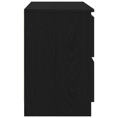 Tv-meubel 80x35x54 cm spaanplaat zwart
