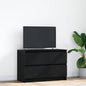 Tv-meubel 80x35x54 cm spaanplaat zwart