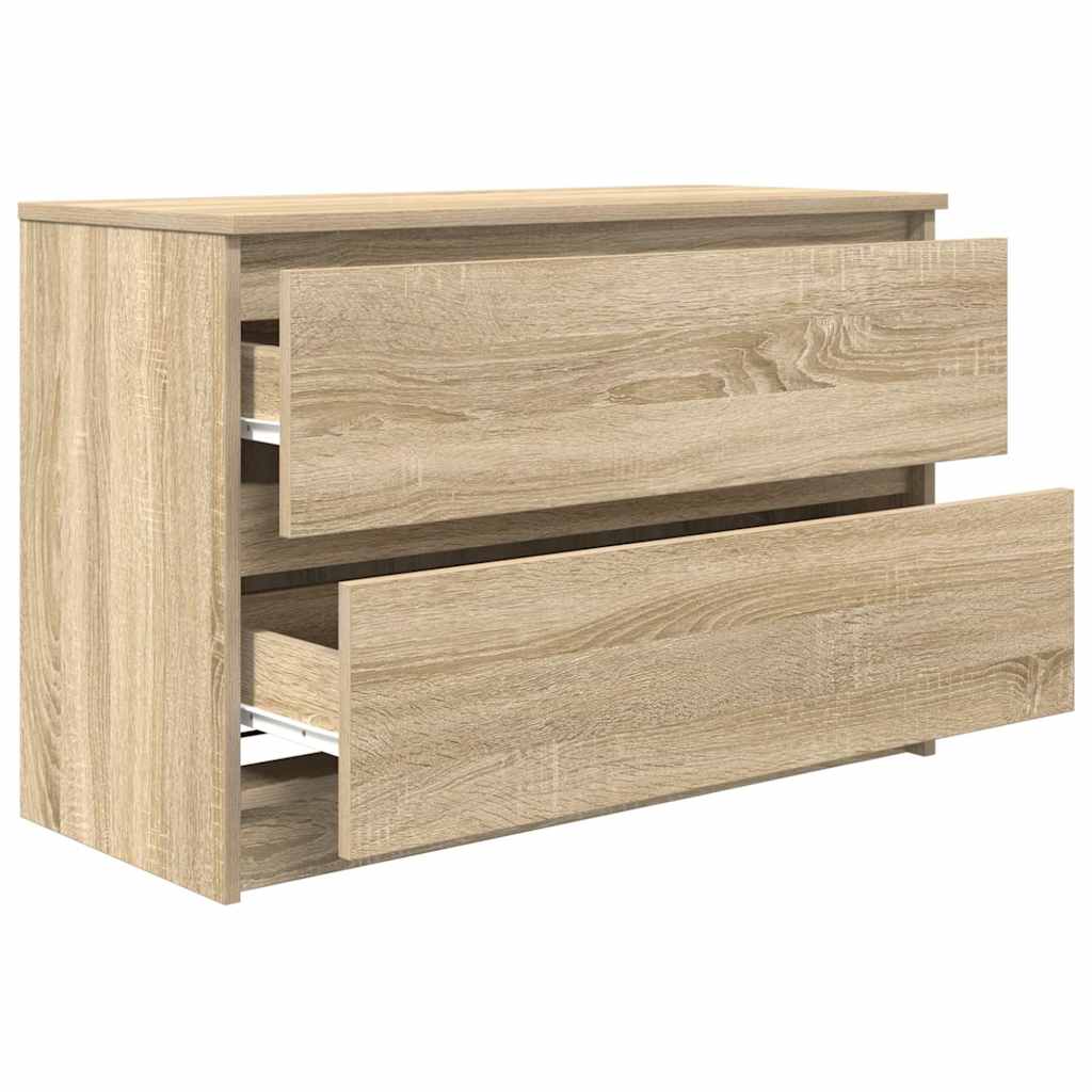 Tv-meubel 80x35x54 cm spaanplaat sonoma eikenkleurig