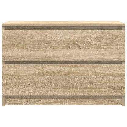 Tv-meubel 80x35x54 cm spaanplaat sonoma eikenkleurig