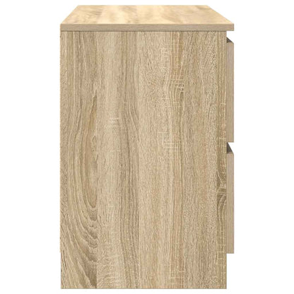 Tv-meubel 80x35x54 cm spaanplaat sonoma eikenkleurig