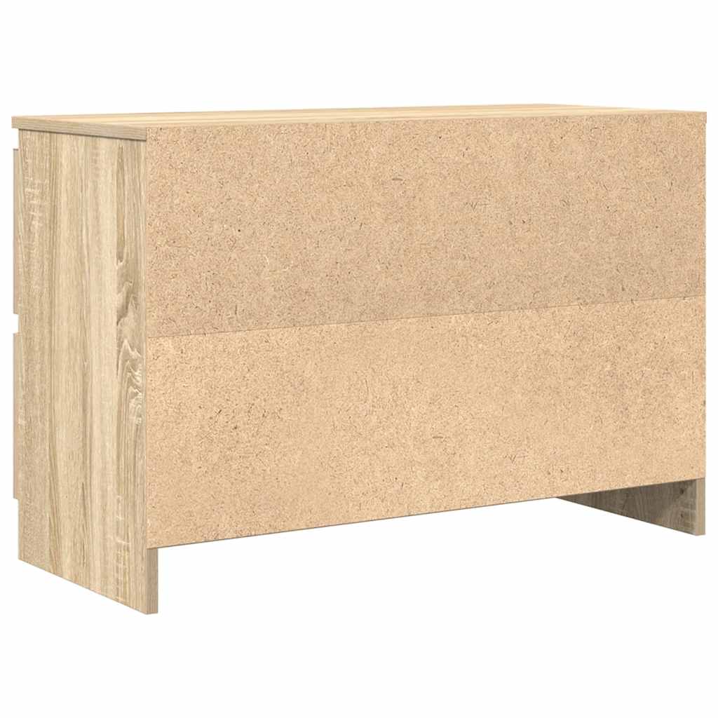 Tv-meubel 80x35x54 cm spaanplaat sonoma eikenkleurig