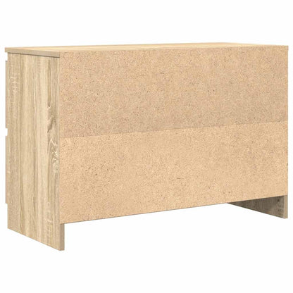 Tv-meubel 80x35x54 cm spaanplaat sonoma eikenkleurig