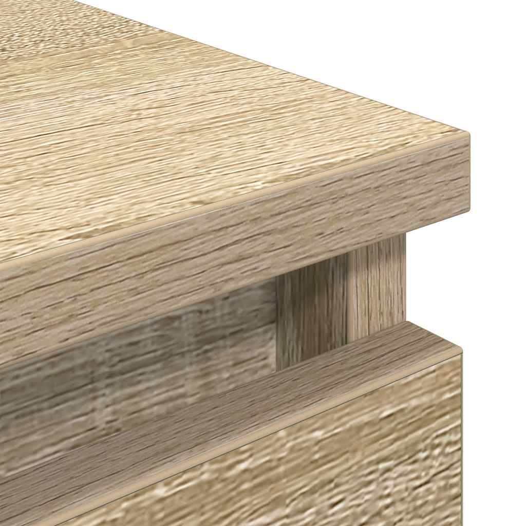 Tv-meubel 80x35x54 cm spaanplaat sonoma eikenkleurig