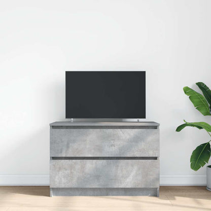 Tv-meubel 80x35x54 cm spaanplaat betongrijs