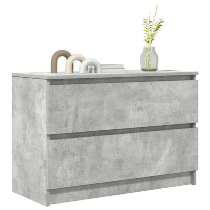 Tv-meubel 80x35x54 cm spaanplaat betongrijs