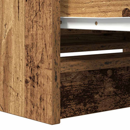 Tv-meubel 80x35x54 cm spaanplaat oud hout
