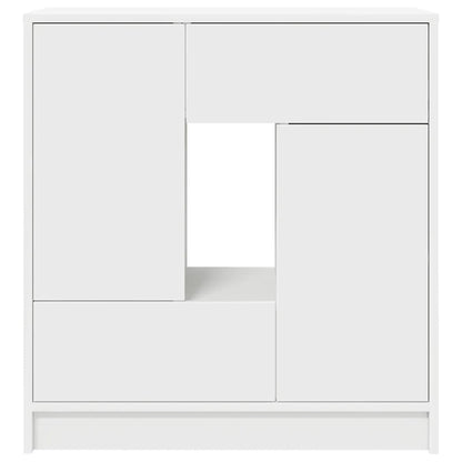 Dressoir met lades en deuren 70,5x34x74,5 cm wit