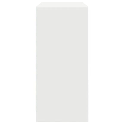 Dressoir met lades en deuren 70,5x34x74,5 cm wit