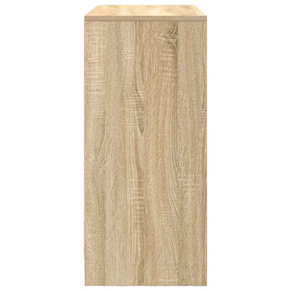 Dressoir met lades deuren 70,5x34x74,5 cm sonoma eikenkleurig