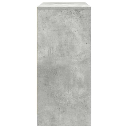 Dressoir met lades en deuren 70,5x34x74,5 cm betongrijs