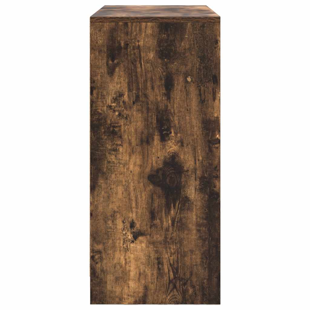 Dressoir met lades en deuren 70,5x34x74,5 cm gerookt eiken