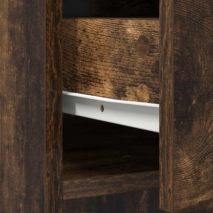 Dressoir met lades en deuren 70,5x34x74,5 cm gerookt eiken