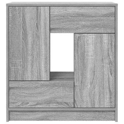 Dressoir met lades en deuren 70,5x34x74,5 cm grijs Sonoma