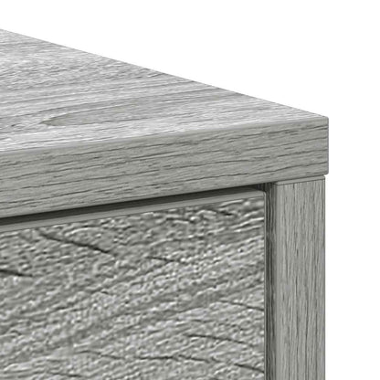 Dressoir met lades en deuren 70,5x34x74,5 cm grijs Sonoma
