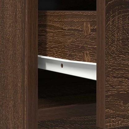 Dressoir met lades en deuren 70,5x34x74,5 cm bruin eiken