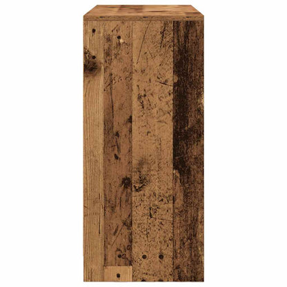 Dressoir met lades en deuren 70,5x34x74,5 cm oud hout