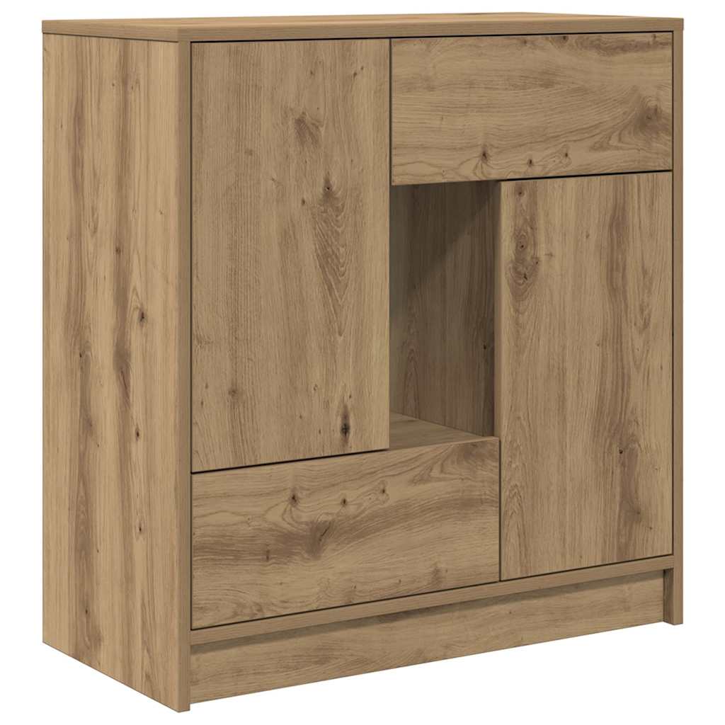 Dressoir met lades en deuren 70,5x34x74,5 cm ambachtelijk