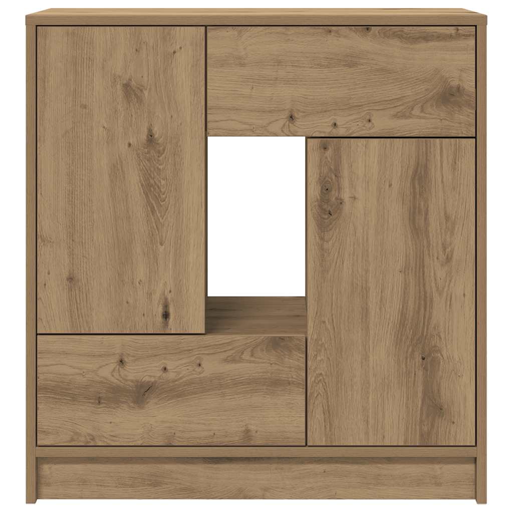 Dressoir met lades en deuren 70,5x34x74,5 cm ambachtelijk