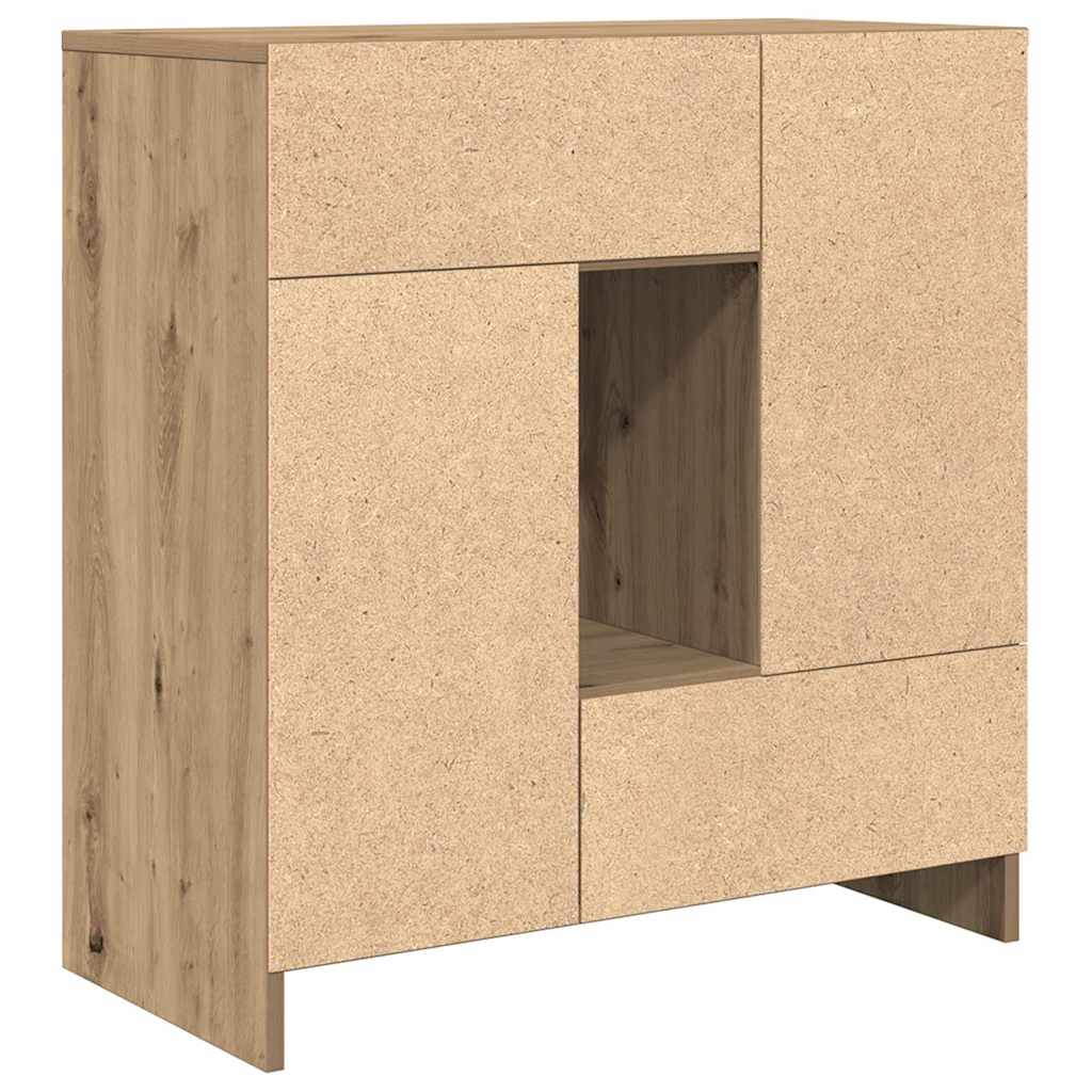 Dressoir met lades en deuren 70,5x34x74,5 cm ambachtelijk