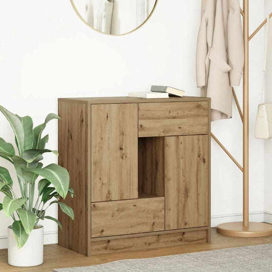 Dressoir met lades en deuren 70,5x34x74,5 cm ambachtelijk