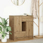 Dressoir met lades en deuren 70,5x34x74,5 cm ambachtelijk
