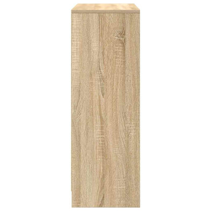 Dressoir met lades en deuren 73x31x90 cm sonoma eikenkleurig