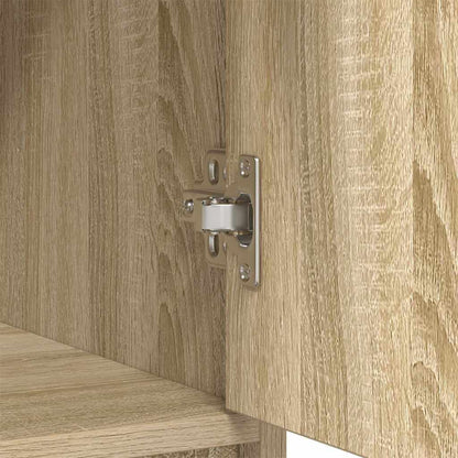Dressoir met lades en deuren 73x31x90 cm sonoma eikenkleurig