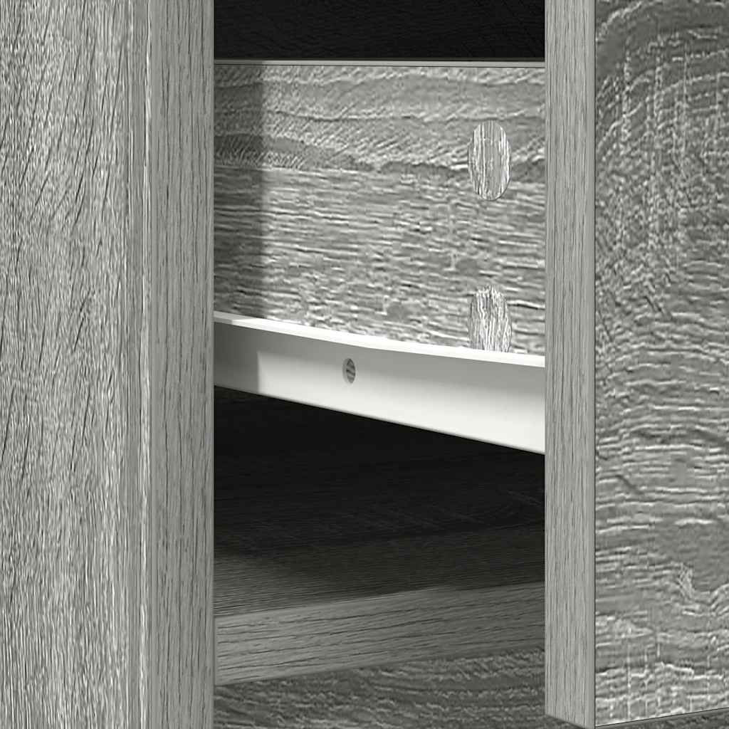 Dressoir met lades en deuren 73x31x90 cm grijs Sonoma