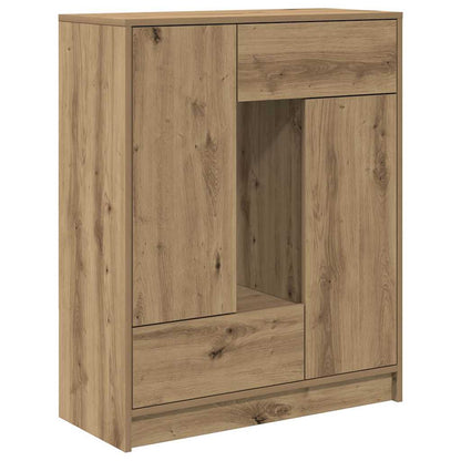 Dressoir met lades en deuren 73x31x90 cm ambachtelijk