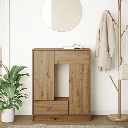 Dressoir met lades en deuren 73x31x90 cm ambachtelijk