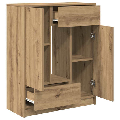Dressoir met lades en deuren 73x31x90 cm ambachtelijk