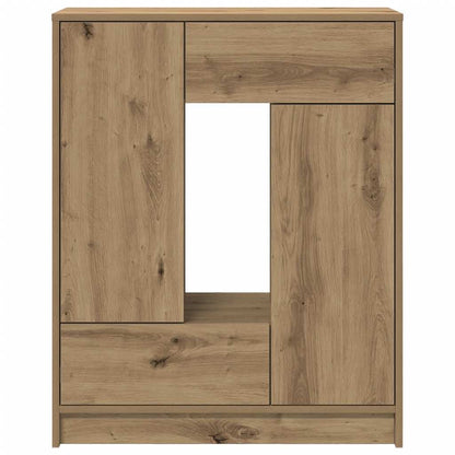 Dressoir met lades en deuren 73x31x90 cm ambachtelijk