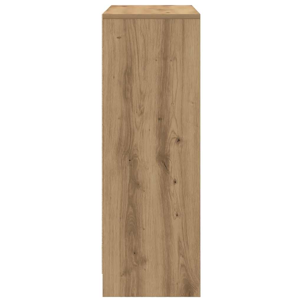 Dressoir met lades en deuren 73x31x90 cm ambachtelijk