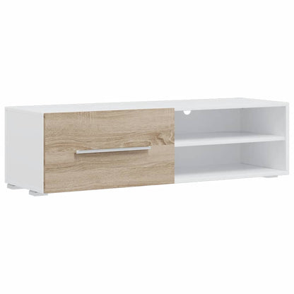 5-delige Tv-meubels met LED bewerkt hout sonoma eiken