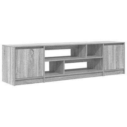 Tv-meubel 188,5x41x50 cm spaanplaat grijs sonoma