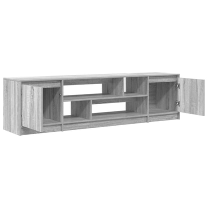 Tv-meubel 188,5x41x50 cm spaanplaat grijs sonoma