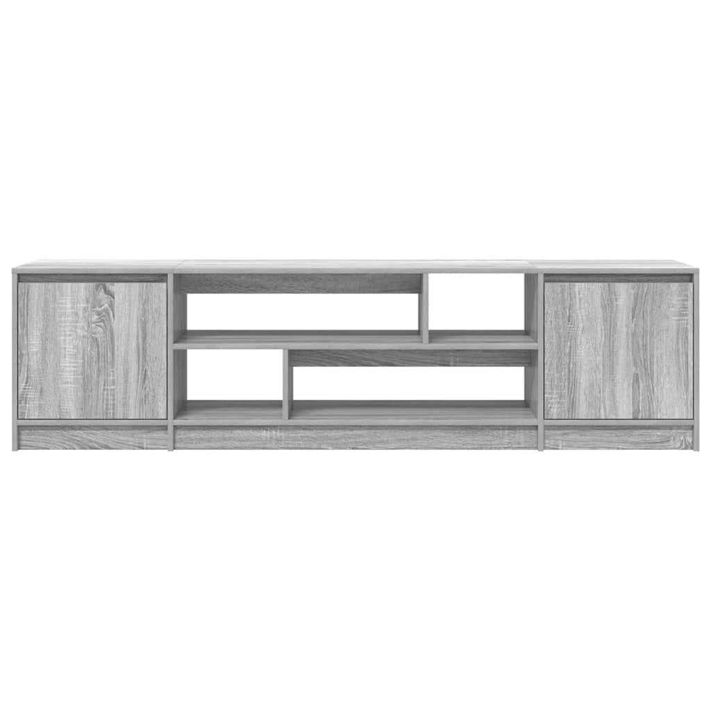 Tv-meubel 188,5x41x50 cm spaanplaat grijs sonoma