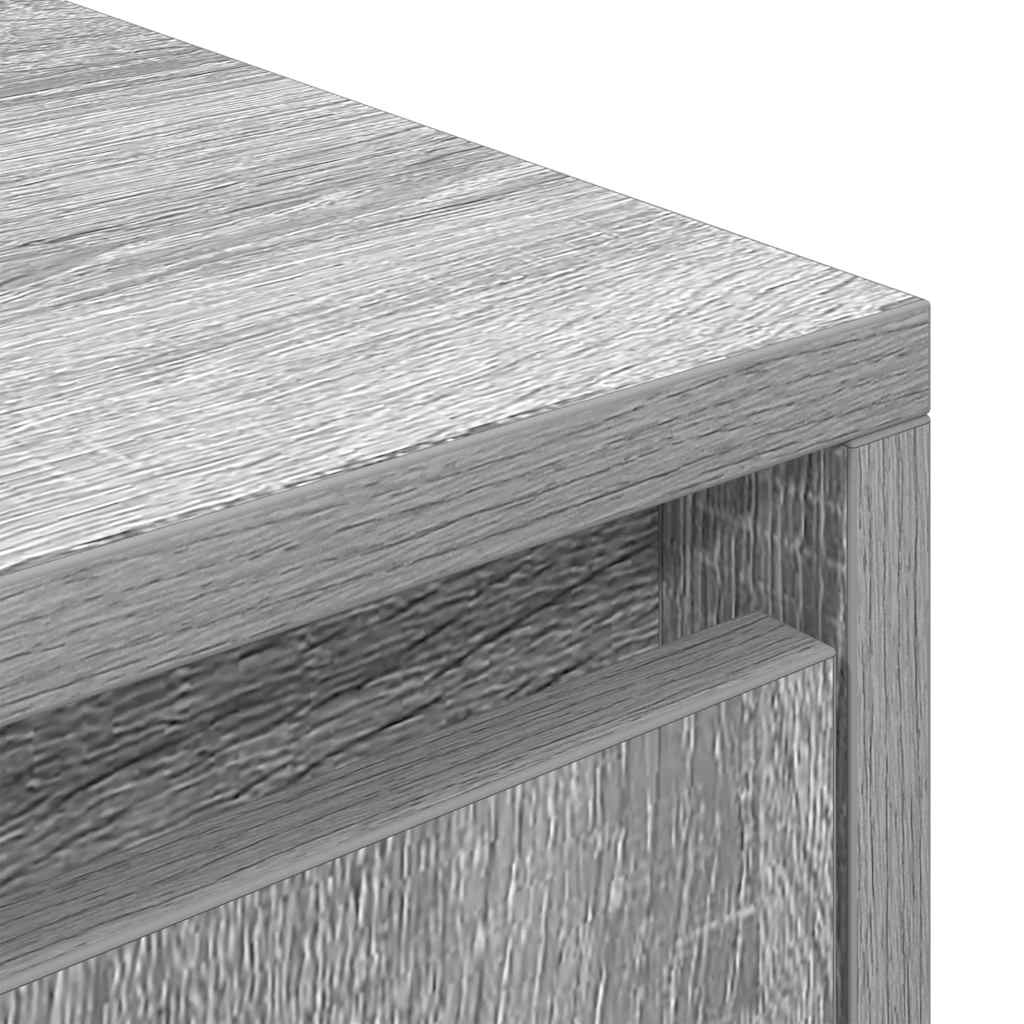 Tv-meubel 188,5x41x50 cm spaanplaat grijs sonoma