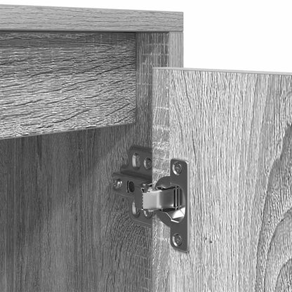 Tv-meubel 188,5x41x50 cm spaanplaat grijs sonoma