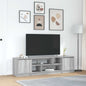 Tv-meubel 188,5x41x50 cm spaanplaat grijs sonoma