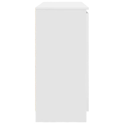 Dressoir met lades 100,5x35x76 cm spaanplaat wit